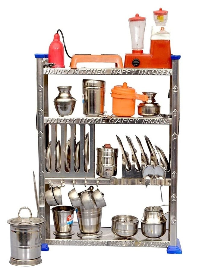 Tirtha Enterprises Miniature Steel Kitchen Toy Set bhatukali (Kids Toys) Basic - Image 2